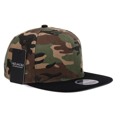 Camouflage Snapback Cap