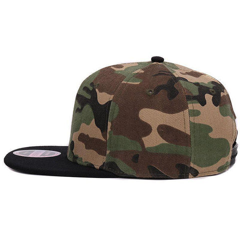 Camouflage Snapback Cap