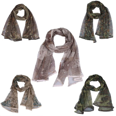 Unisex Mesh Tactical Scarf