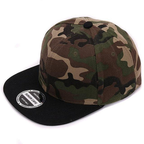 Camouflage Snapback Cap