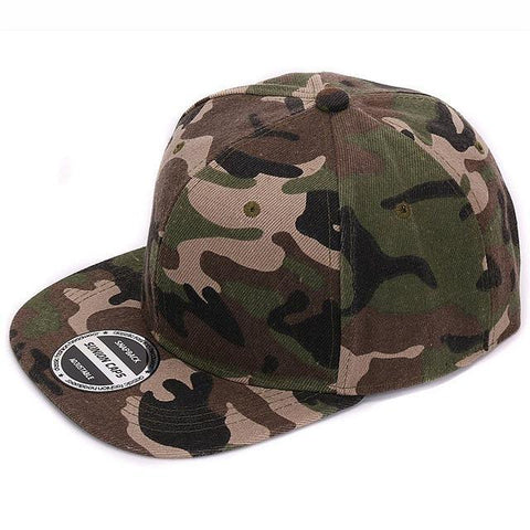 Camouflage Snapback Cap