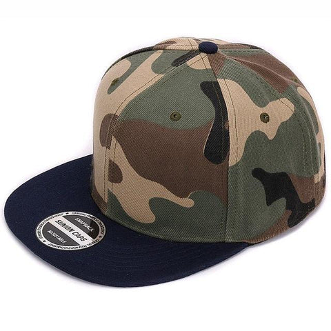 Camouflage Snapback Cap