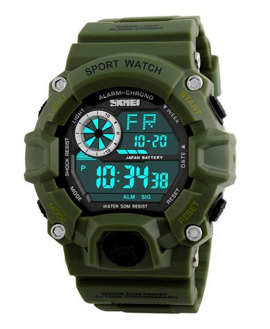 Camouflage Digital Wrist Watch